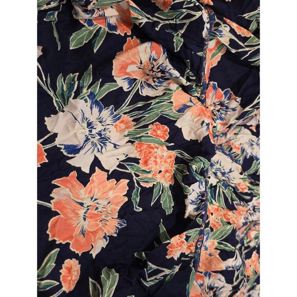 Band of Gypsies Floral Maxi Dress in Navy – NWT Size Small - Picture 4 of 5